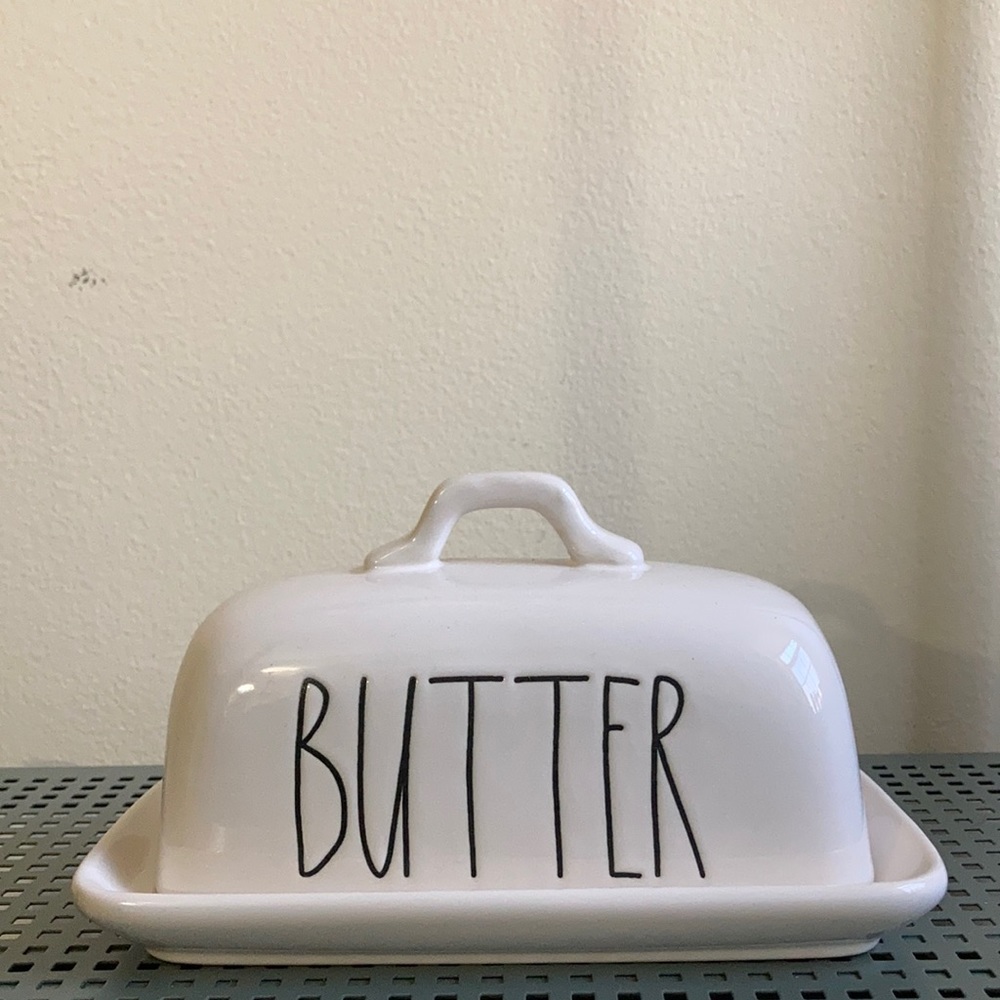 Rae Dunn Ceramic BUTTER dish